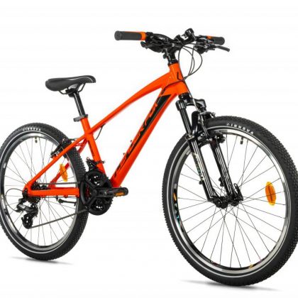 Bicykel detský Leader Fox SPIDER BOY 24" ORANŽOVÁ