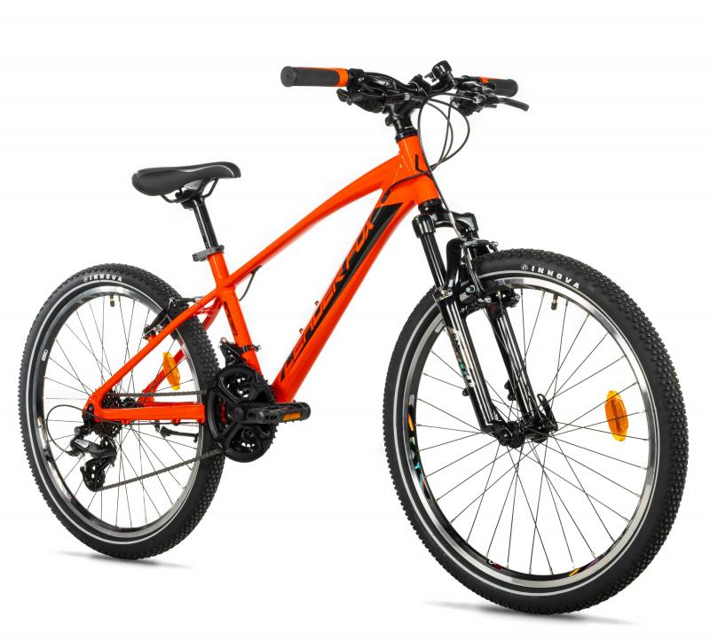Bicykel detský Leader Fox SPIDER BOY 24" ORANŽOVÁ