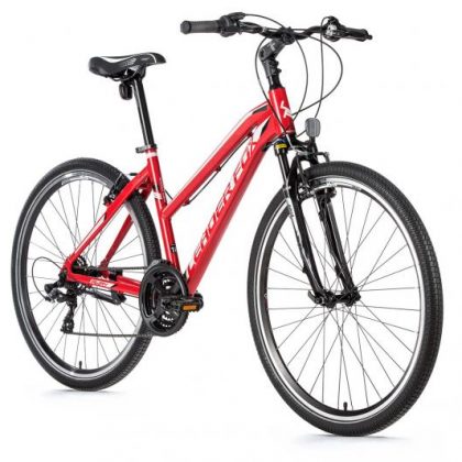 Bicykel Crossový Leader Fox AWAY dámsky | 16.5 " ČERVENÁ DUCATI/ BIELA