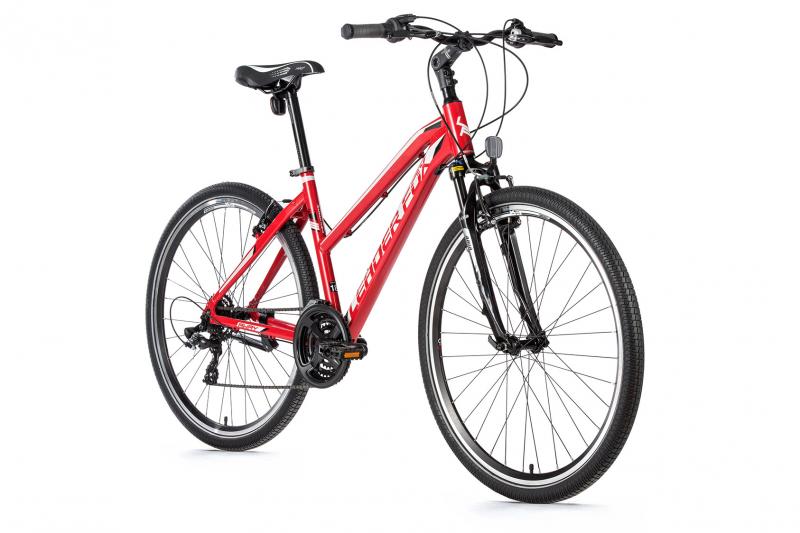 Bicykel Crossový Leader Fox AWAY dámsky | 18 " ČERVENÁ DUCATI/ BIELA