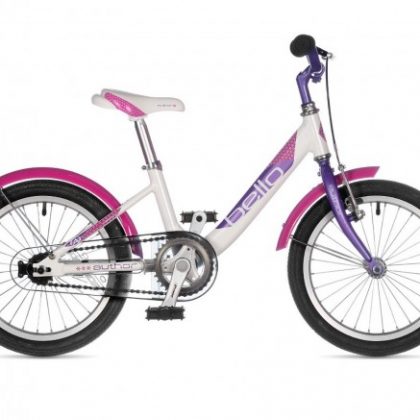 BICYKEL AUTHOR BELLO 2023-24 9" BIELA/FIALOVÁ