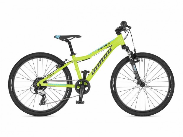 BICYKEL AUTHOR A-MATRIX 24 2025 12,5" LIMETKOVÁ/ČIERNA